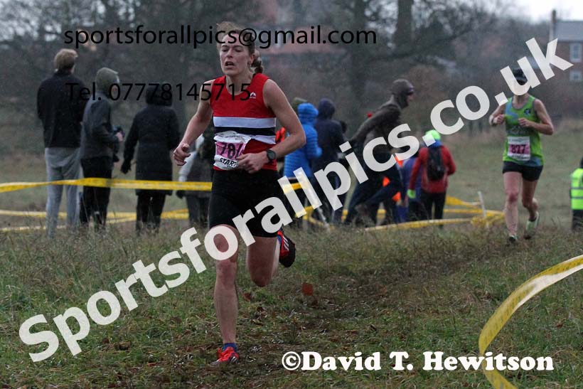 Senior women, 2021 North Eastern Cross Country Championships, Sedgefield. Photo: David T. Hewitson/Sports for All Pics
